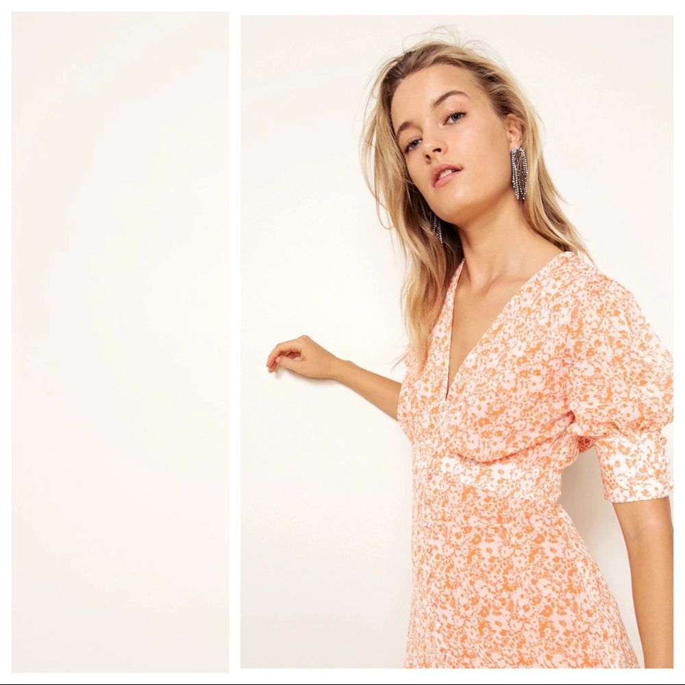 The East Order Peaches Midi Dress size Medium